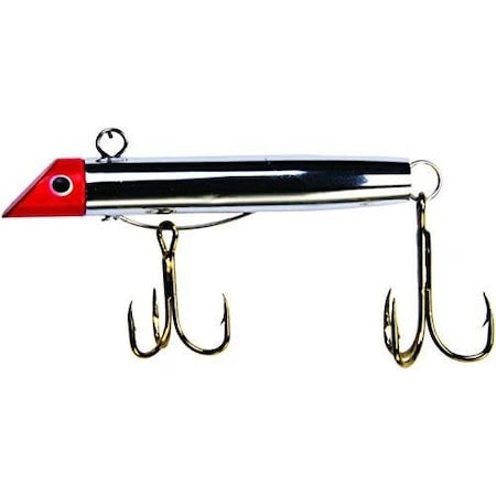 Got-Cha 300 Series Plug, 2 12, 78 Oz, 2 4 Hooks, Red ChromeGold Hook G301GH